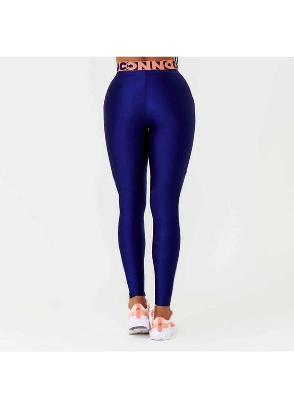 Donna Carioca - Legging Dnnc Squad Marinho Cyber Platinado Azul 4