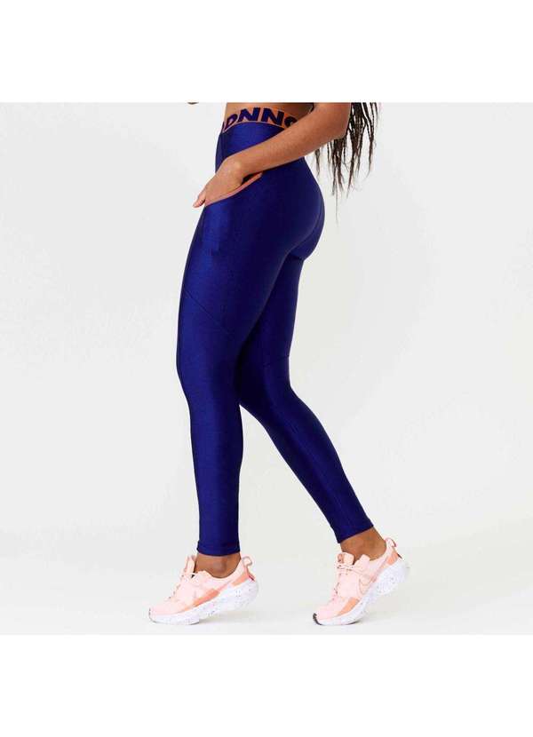 Donna Carioca - Legging Dnnc Squad Marinho Cyber Platinado Azul 6