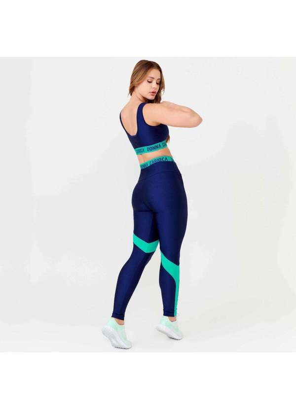 Donna Carioca - Legging Impact Azul Astral Platinado Azul 11