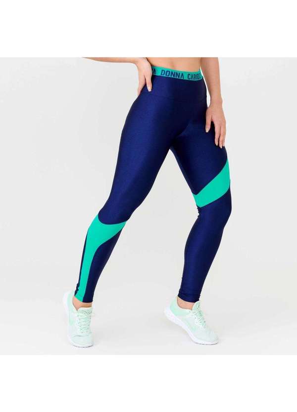 Donna Carioca - Legging Impact Azul Astral Platinado Azul 12