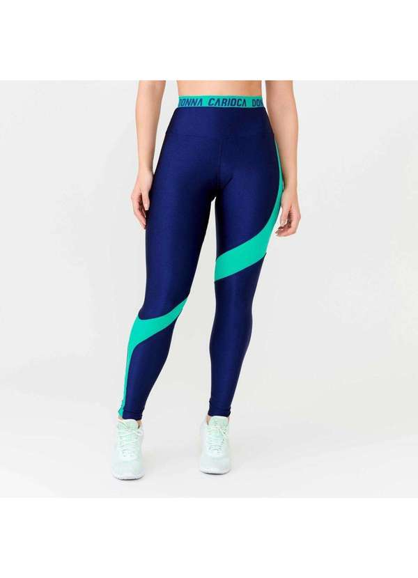 Donna Carioca - Legging Impact Azul Astral Platinado Azul 3