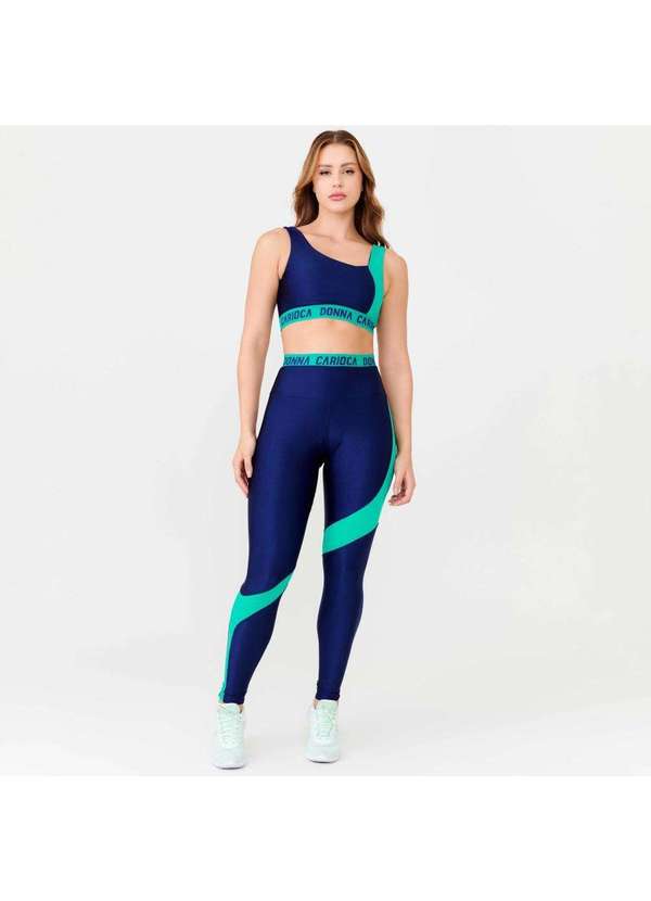 Donna Carioca - Legging Impact Azul Astral Platinado Azul 7