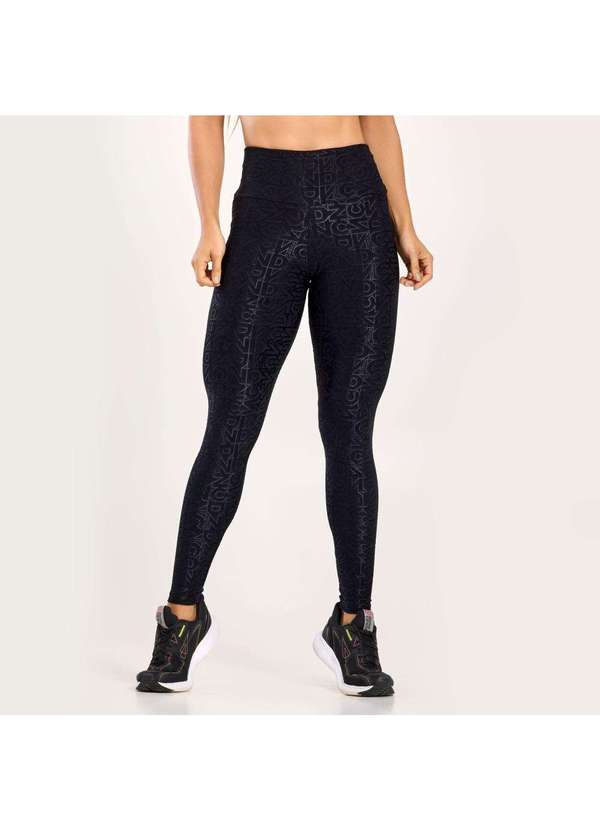 Donna Carioca - Legging J Winner Dnnc Preto Texturizado Preto