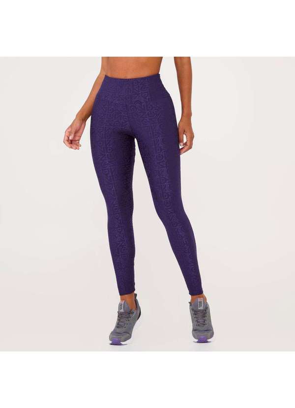 Donna Carioca - Legging J Winner Dnnc Roxo Dubai Texturizado Roxo