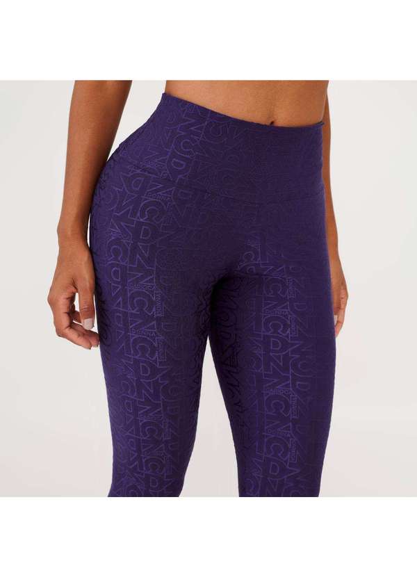 Donna Carioca - Legging J Winner Dnnc Roxo Dubai Texturizado Roxo 3