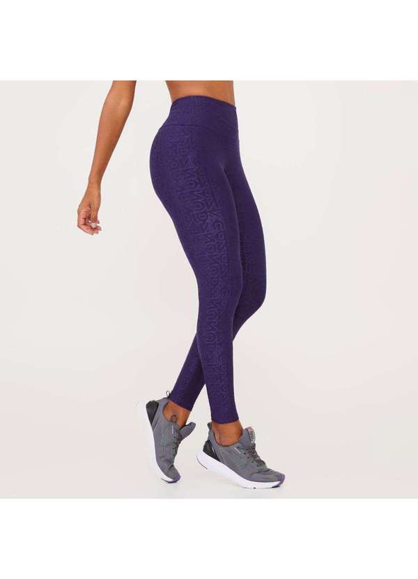 Donna Carioca - Legging J Winner Dnnc Roxo Dubai Texturizado Roxo 4
