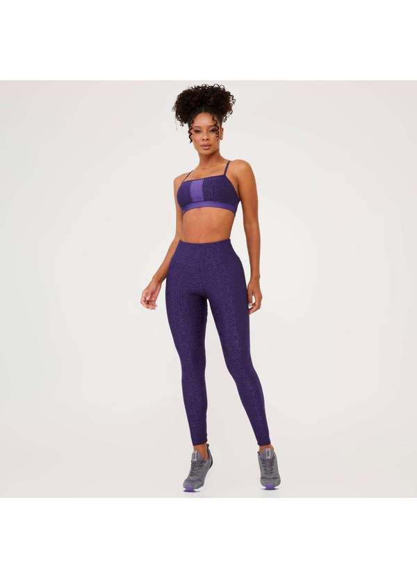 Donna Carioca - Legging J Winner Dnnc Roxo Dubai Texturizado Roxo 5