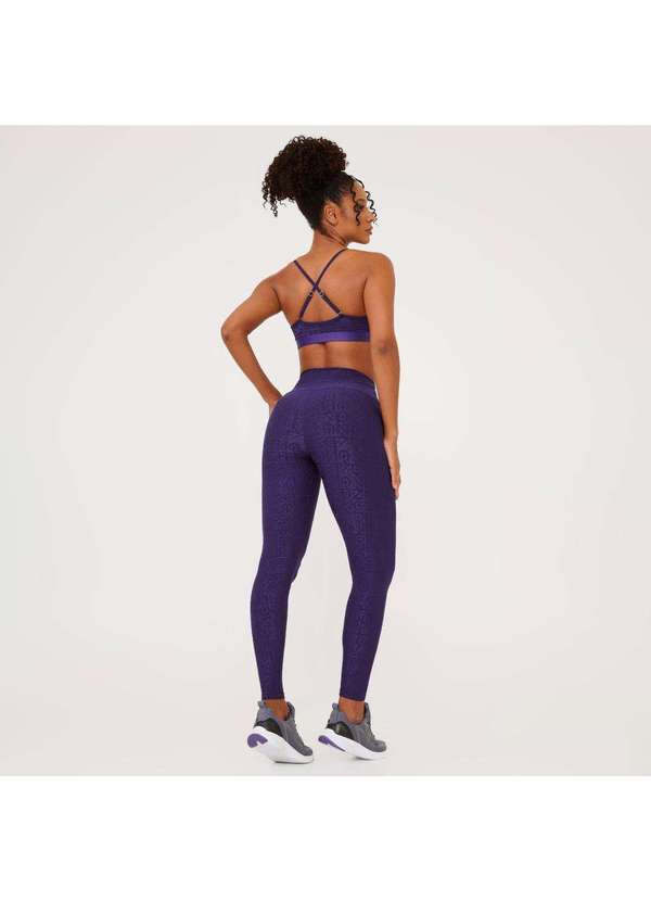 Donna Carioca - Legging J Winner Dnnc Roxo Dubai Texturizado Roxo 6