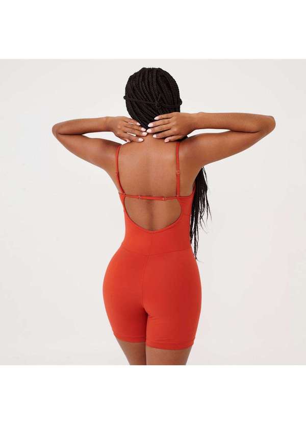 Donna Carioca - Macaquinho Basics Terracota Van Gogh Poliamida Terracota 2