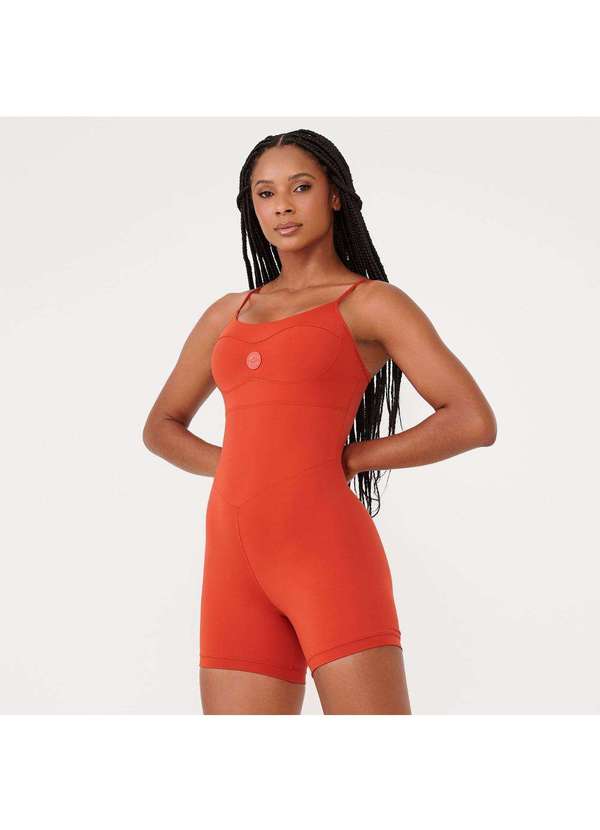 Donna Carioca - Macaquinho Basics Terracota Van Gogh Poliamida Terracota 3