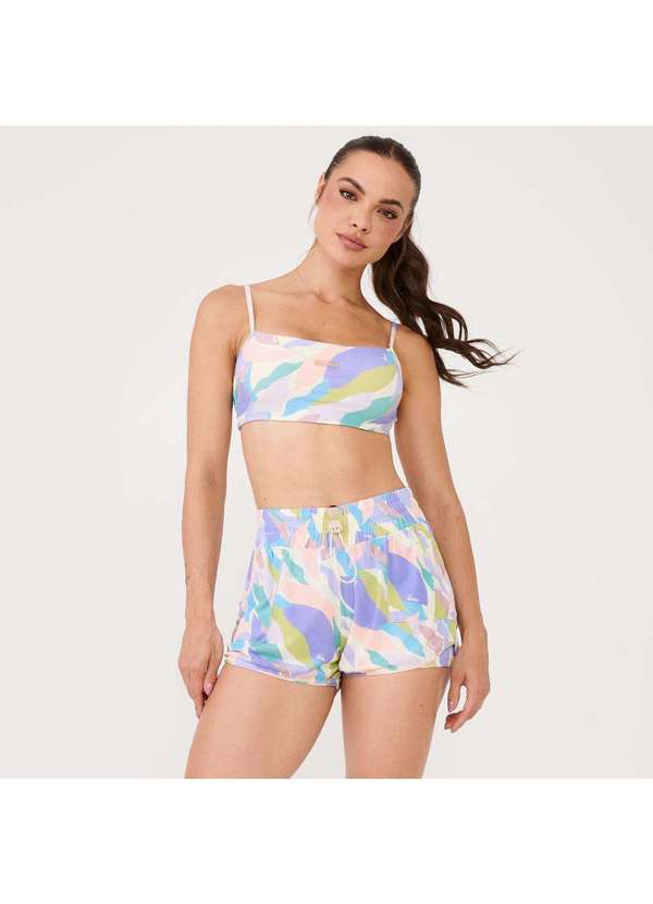 Donna Carioca - Short Bolso Frontal Estampa Dream Poliamida Soft Estampado 5