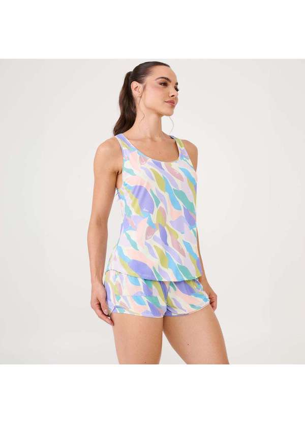 Donna Carioca - Short Bolso Frontal Estampa Dream Poliamida Soft Estampado 8