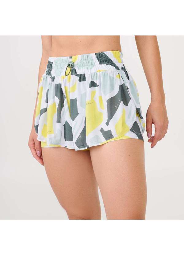 Donna Carioca - Short com Pregas Estampa Awake Poliamida Soft Estampado 3