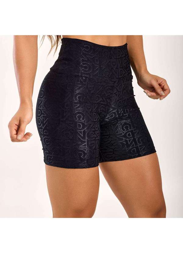 Donna Carioca - Short J Winner Dnnc Preto Texturizado Preto 3