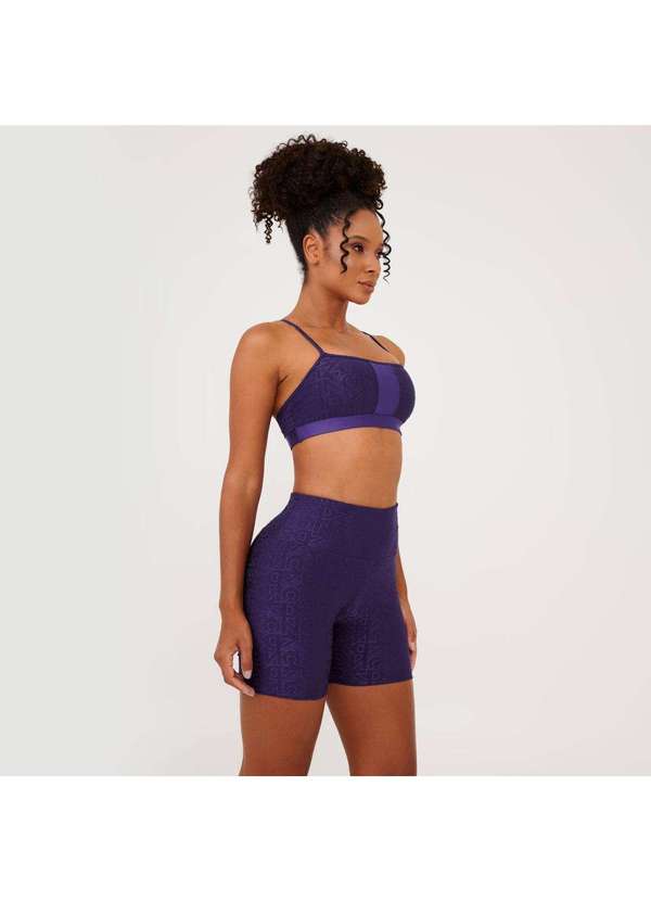 Donna Carioca - Short J Winner Dnnc Roxo Dubai Texturizado Roxo 4