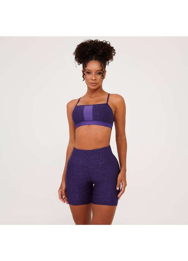 Donna Carioca - Short J Winner Dnnc Roxo Dubai Texturizado Roxo 5