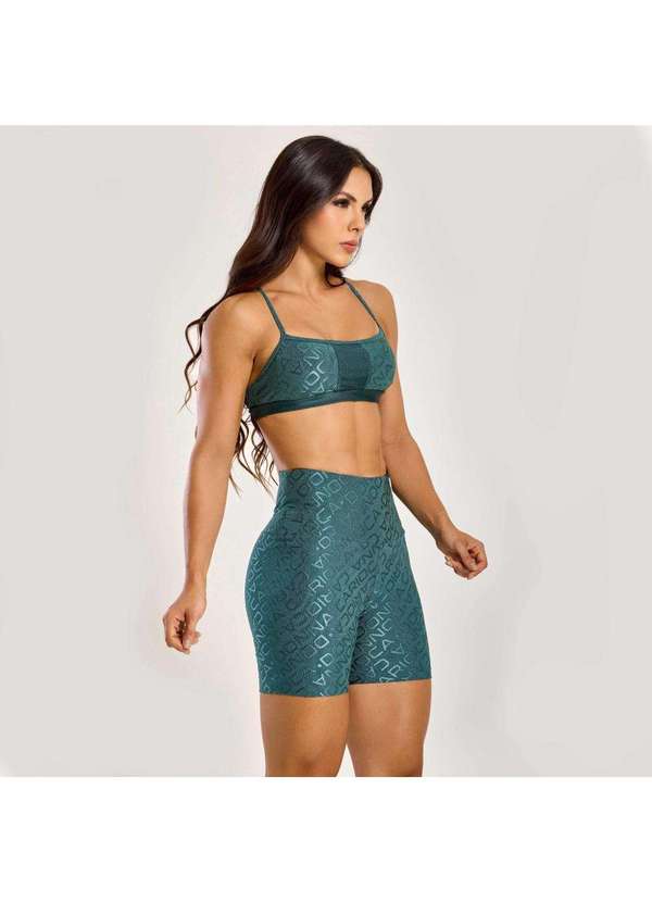 Donna Carioca - Short J Winner Donna Verde Palace Texturizado Verde 3