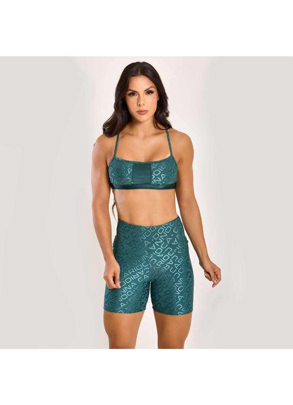 Donna Carioca - Short J Winner Donna Verde Palace Texturizado Verde 5