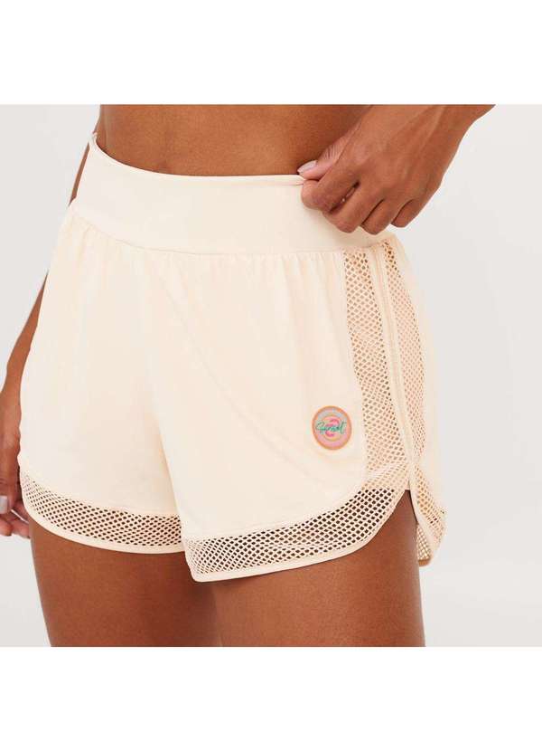 Donna Carioca - Short Soltinho Barra Tela Soft Beige Poliamida Soft Off White 5