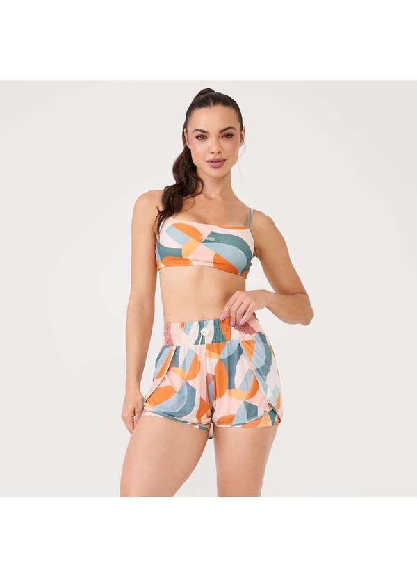 Donna Carioca - Short Transpassado Estampa Moves Poliamida Soft Estampado 6