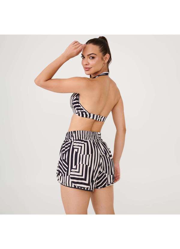 Donna Carioca - Short Transpassado Estampa Sensation Poliamida Soft Estampado 3