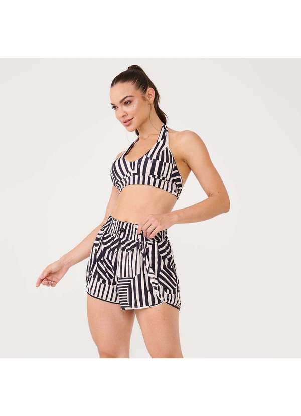 Donna Carioca - Short Transpassado Estampa Sensation Poliamida Soft Estampado 5