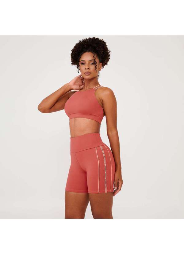 Donna Carioca - Short Winner Terracota Dust Poliamida Terracota