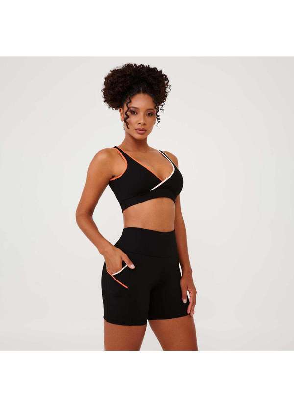 Donna Carioca - Short Zouk Preto Poliamida Preto