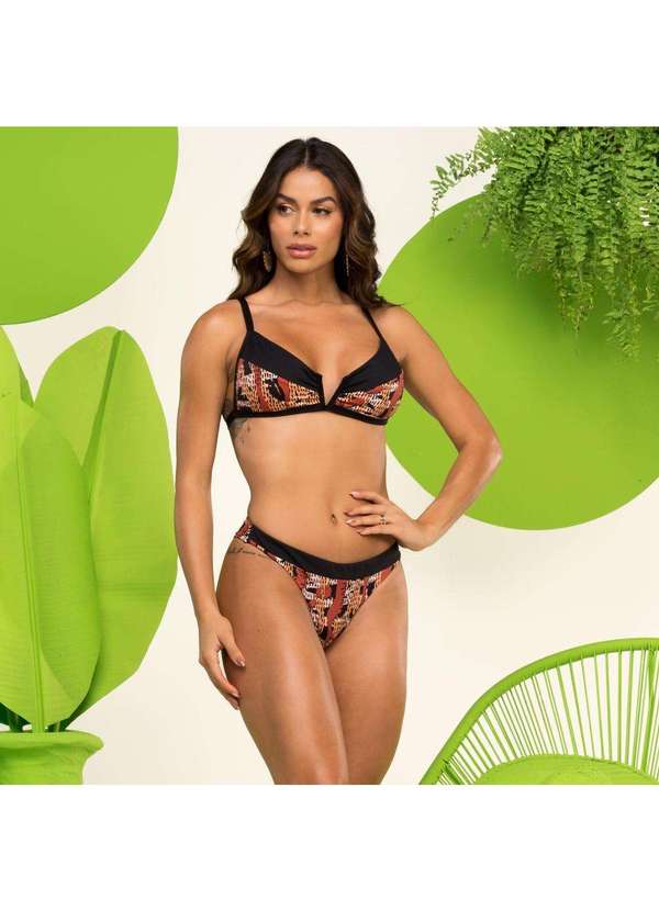 Donna Carioca - Tanga Estampa Etnica Estampado 5