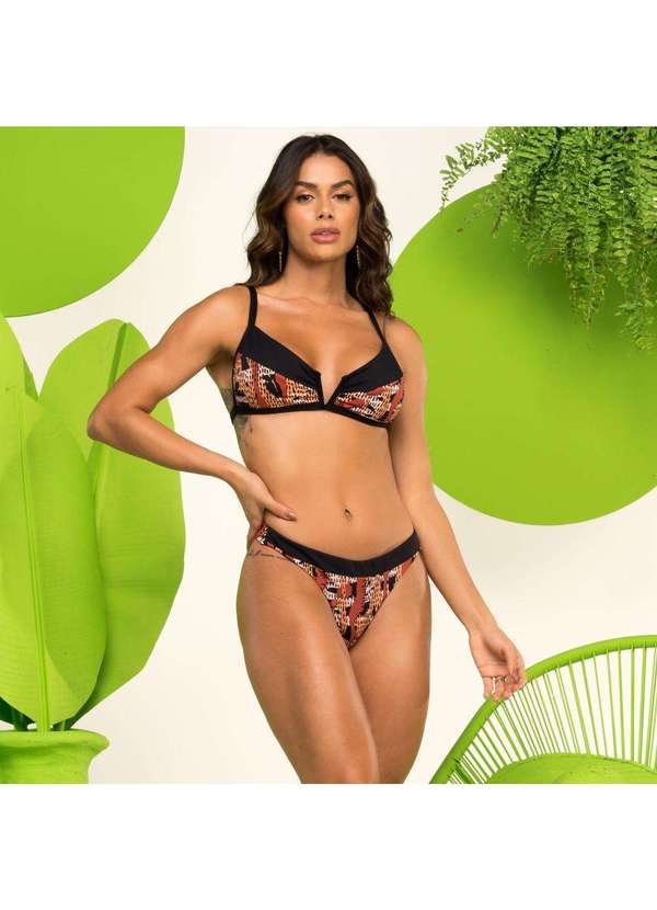Donna Carioca - Tanga Estampa Etnica Estampado 6