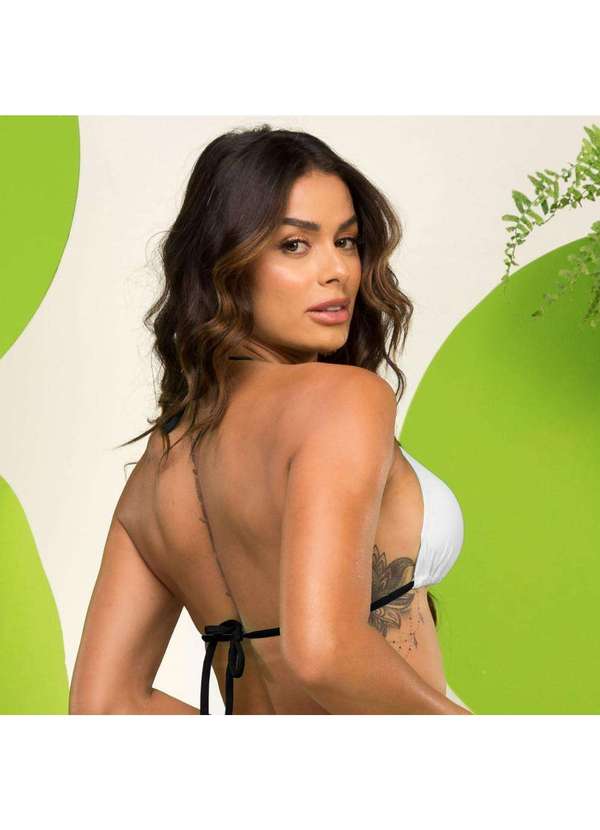 Donna Carioca - Top com Elástico Personalizado Branco Branco 2