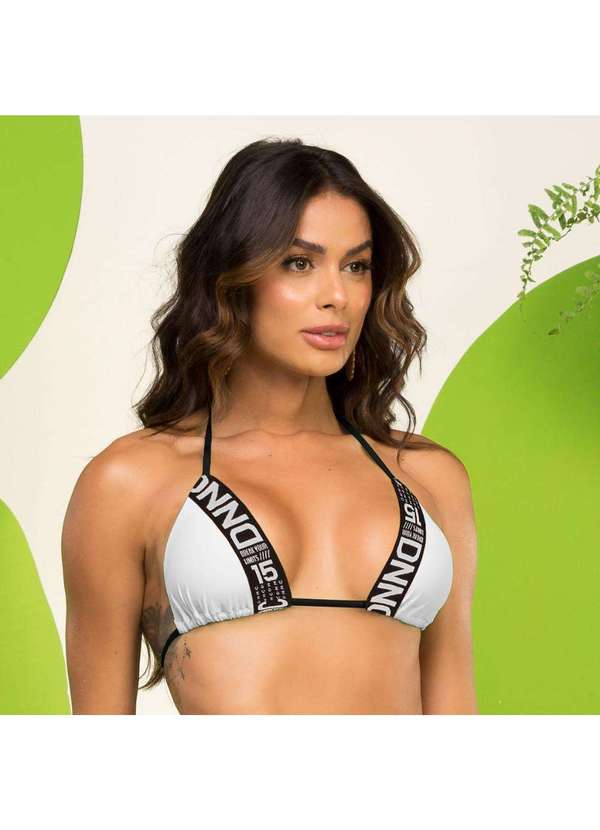 Donna Carioca - Top com Elástico Personalizado Branco Branco 3
