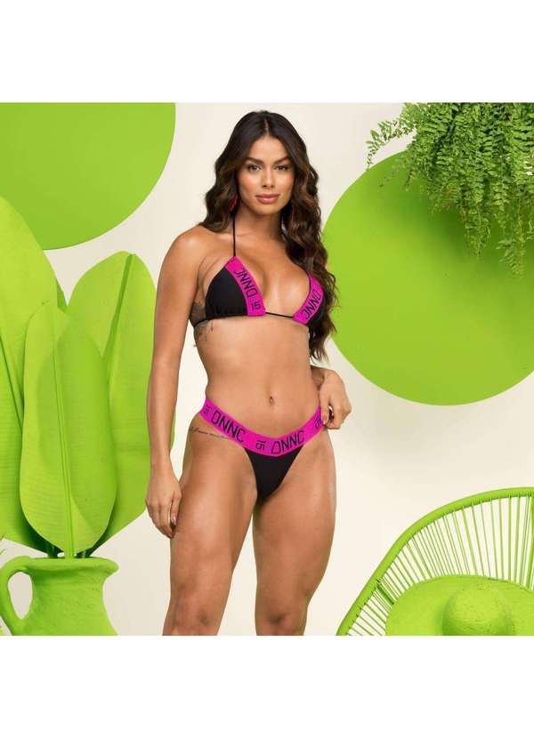 Donna Carioca - Top com Elástico Personalizado Liso Preto Preto 4