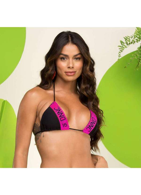 Donna Carioca - Top com Elástico Personalizado Liso Preto Preto 7