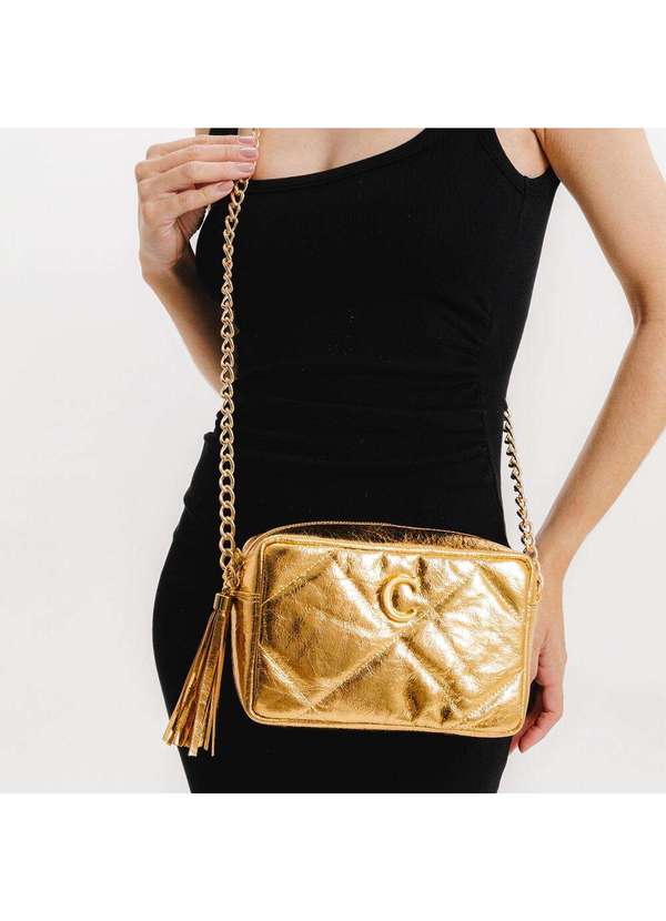 Cecconello - Bolsa Adelle C Cecconello C2949-6 Ouro 2