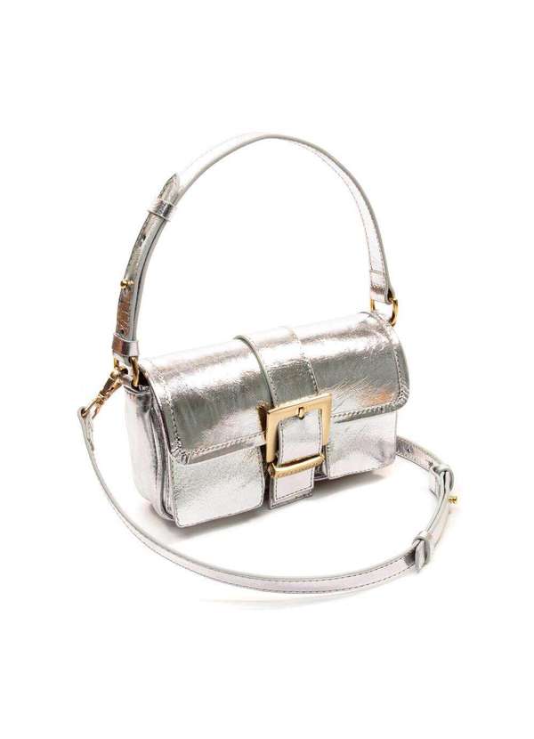 Cecconello - Bolsa Arya Couro Cecconello C2905-10 Prata 4