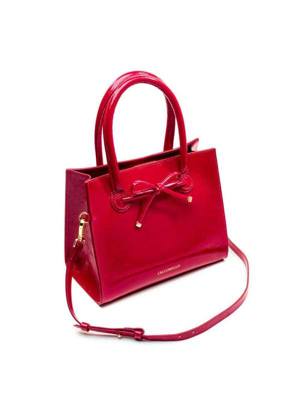 Cecconello - Bolsa Celina Couro Cecconello C2955-4 Vermelho 4