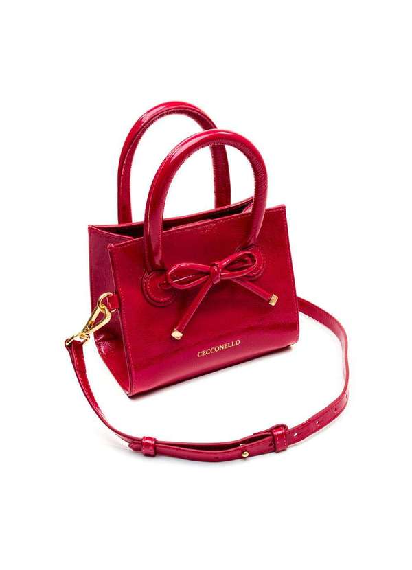 Cecconello - Bolsa Celina Couro Cecconello C2951-4 Vermelho 4