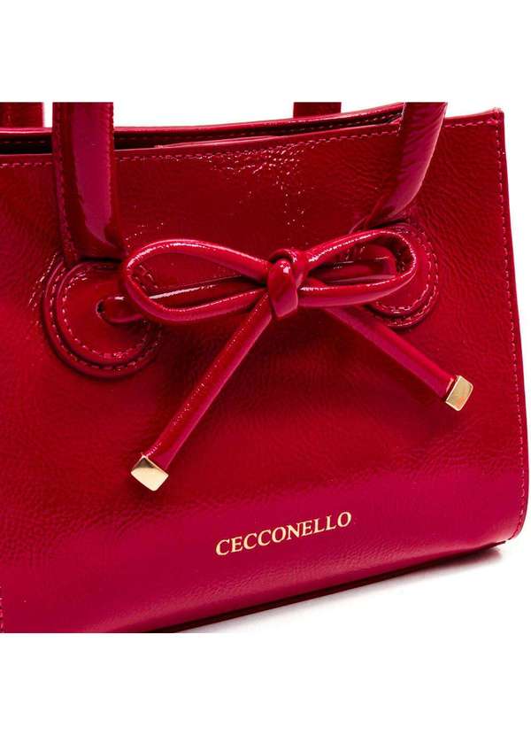 Cecconello - Bolsa Celina Couro Cecconello C2951-4 Vermelho 5