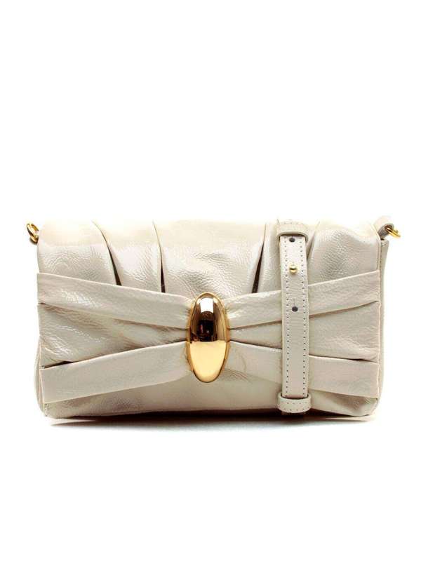Cecconello - Bolsa Charlotte Couro Cecconello C2953-2 Off White