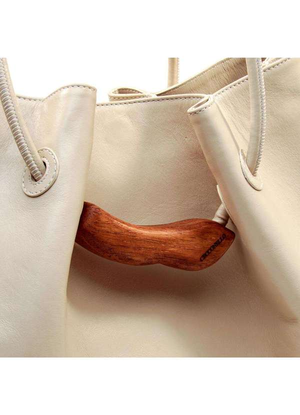Cecconello - Bolsa Couro Cecconello C2610-2 Off White 5