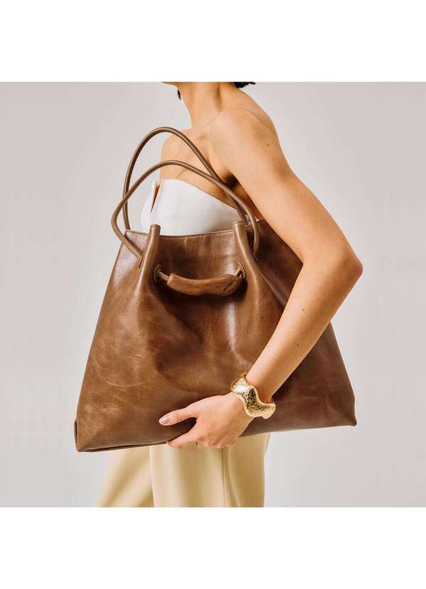 Cecconello - Bolsa Couro Cecconello C2610-5 Marrom 2