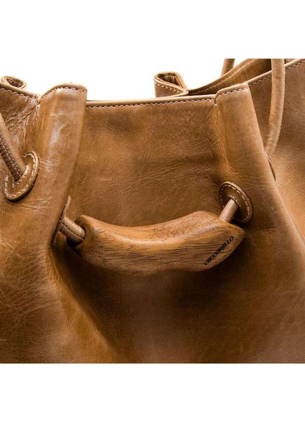 Cecconello - Bolsa Couro Cecconello C2610-5 Marrom 5