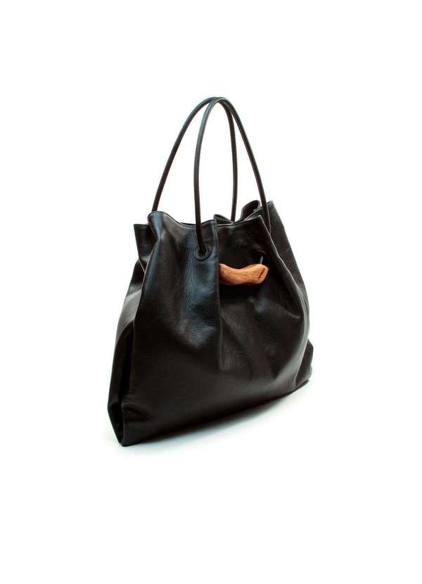 Cecconello - Bolsa Couro Cecconello C2610-1 Preto 2