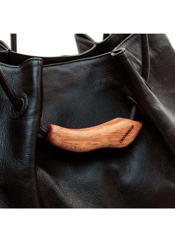 Cecconello - Bolsa Couro Cecconello C2610-1 Preto 4