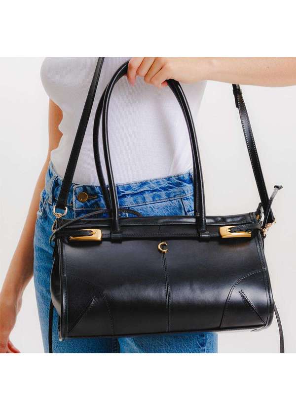 Cecconello - Bolsa Emma Couro Cecconello C2910-4 Preto 3