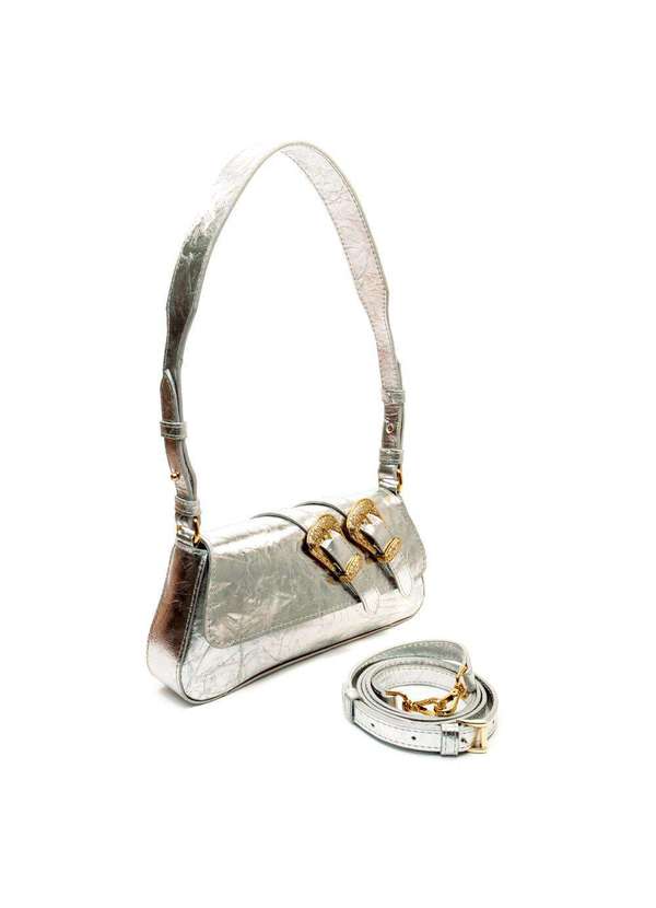 Cecconello - Bolsa Isabel Couro Cecconello C2916-8 Prata 5