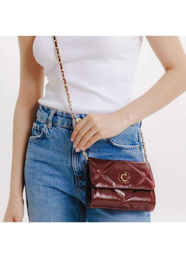 Cecconello - Bolsa Joy Couro Bordô Cecconello C2925-3 Bordo 2