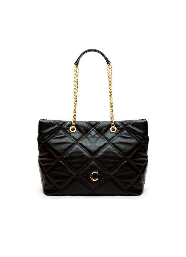 Cecconello - Bolsa Kora Couro Preto Cecconello Css2501-1 Off White