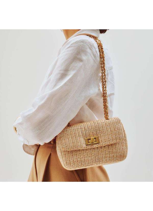 Cecconello - Bolsa Palha Cecconello C2640-2 Natural 2